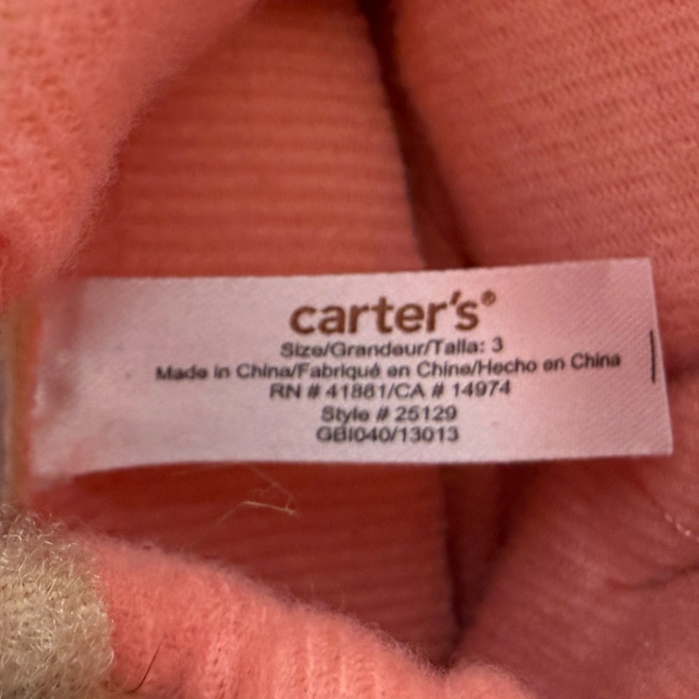 Carter's Tan Kids Boots with Bow - Picture 4 of 5